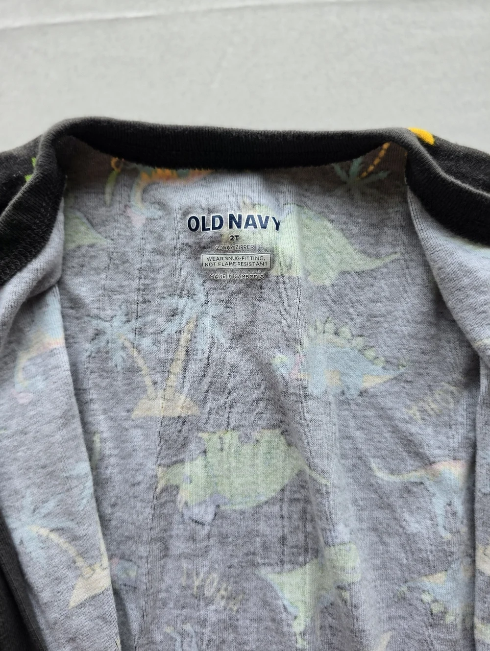 Old Navy One Piece Pajamas Size 2T